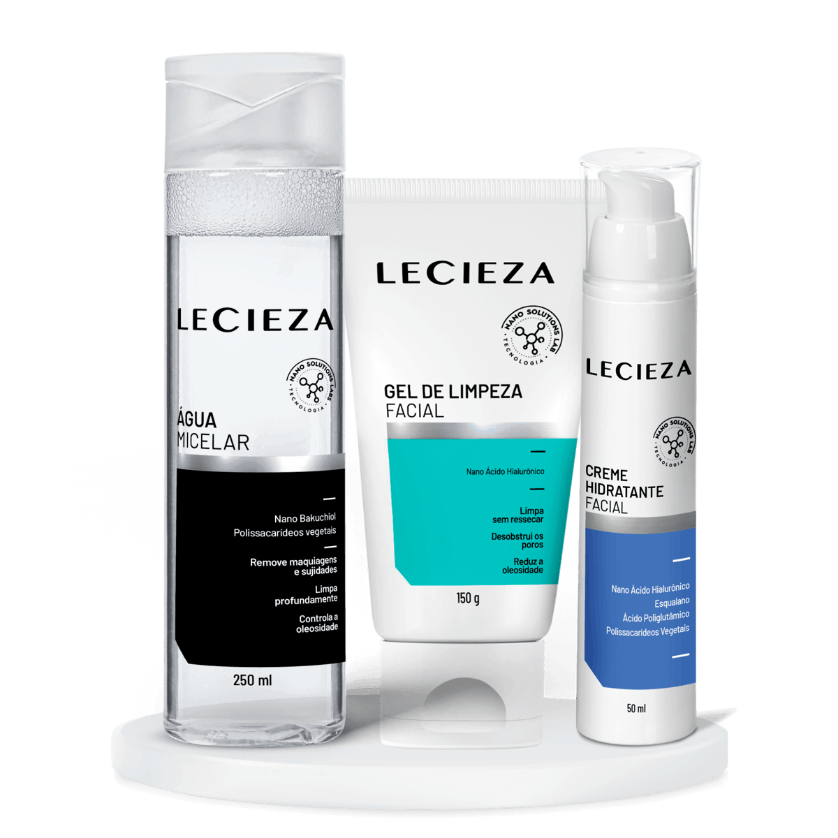 Kit Limpeza e Hidratação Lecieza